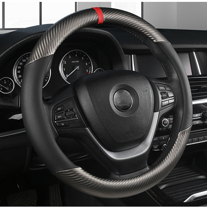Moda universal capa de volante - Car Steering Wheel Cover Anti Slip Breathable avaliação e preço