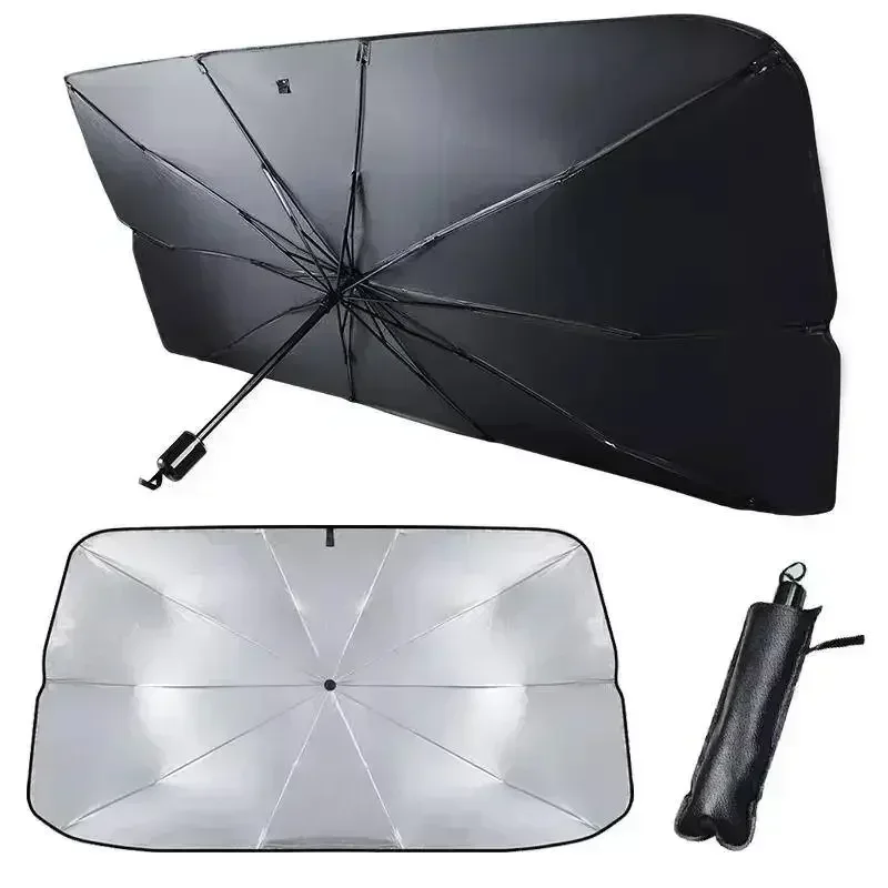 Protetor Solar para Para-brisa - Car Sunshade Windshield Umbrella Foldable avaliação e preço