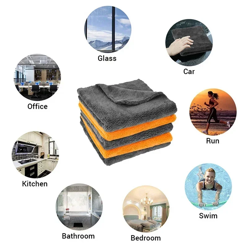 1-3 Peças Toalha de Microfibra - Microfiber Car Drying Towel Super Absorbent avaliação e preço
