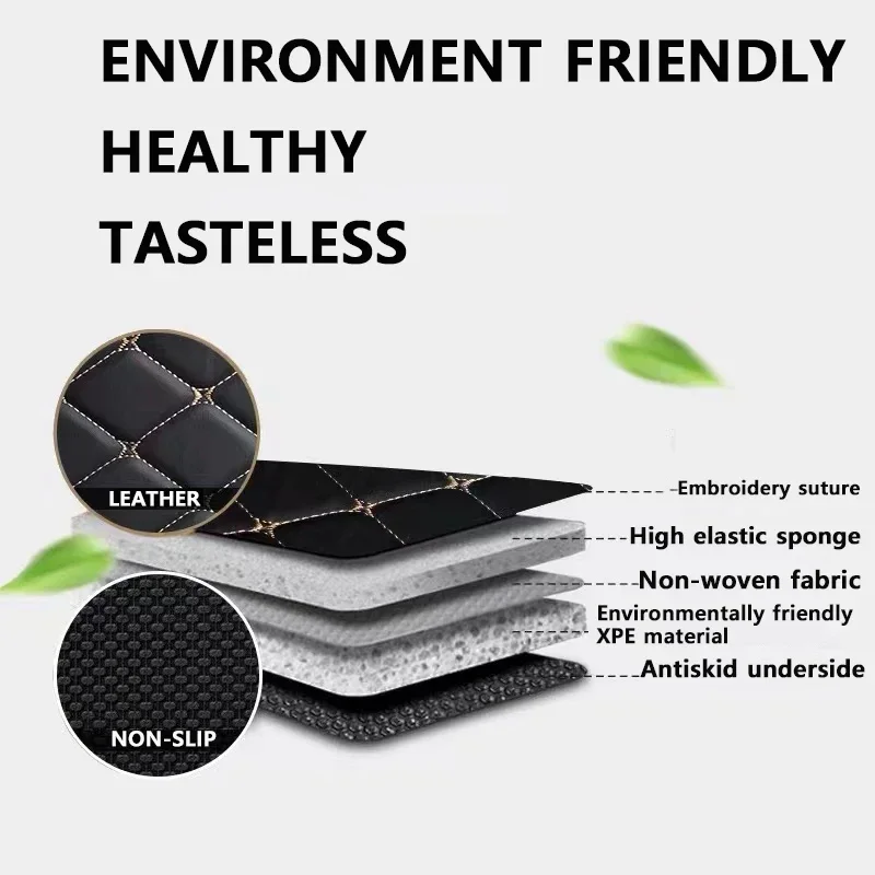 Tapetes de couro para carro, p - Car Floor Mats Universal Waterproof Leather avaliação e preço