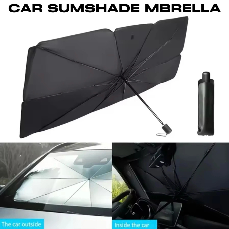 Sombrinha Dobrável para Para-b - Car Sunshade Windshield Umbrella Foldable avaliação e preço