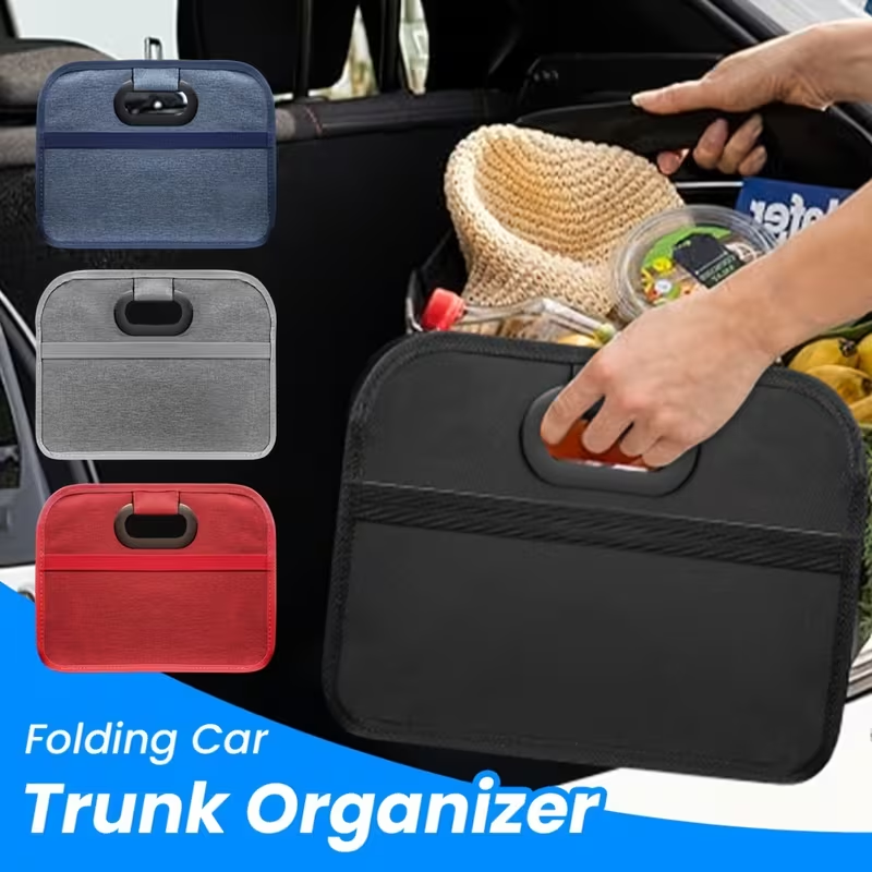 Caixa de Armazenamento Dobráve - Car Trunk Organizer Foldable Storage Box avaliação e preço