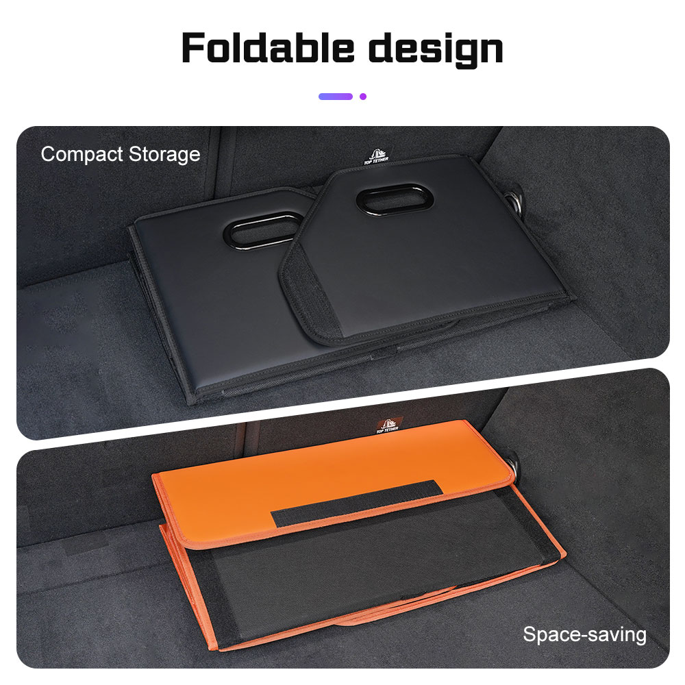Organizador de Porta-Malas par - Car Trunk Organizer Foldable Storage Box avaliação e preço