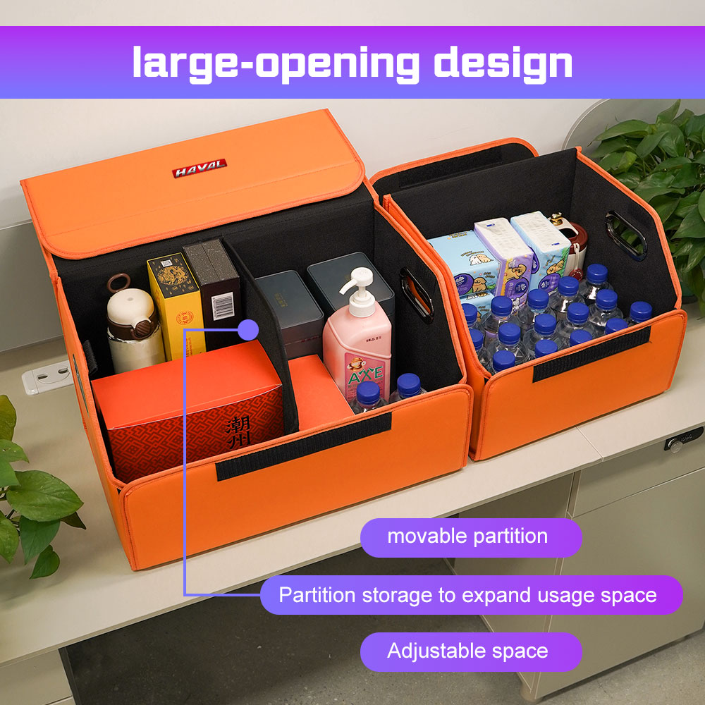 Organizador de Porta-Malas par - Car Trunk Organizer Foldable Storage Box avaliação e preço