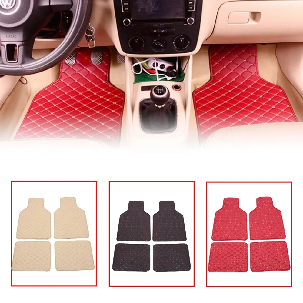 Tapetes para Carro 4PCS Univer - Car Floor Mats Universal Waterproof Leather avaliação e preço
