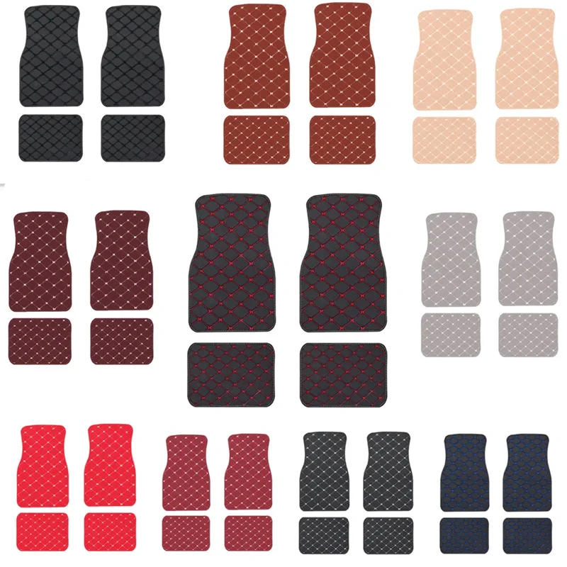 Tapetes automotivos 4 peças, u - Car Floor Mats Universal Waterproof Leather avaliação e preço