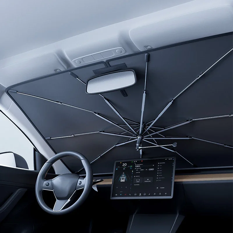 Guarda-sol para Carro, Proteto - Car Sunshade Windshield Umbrella Foldable avaliação e preço