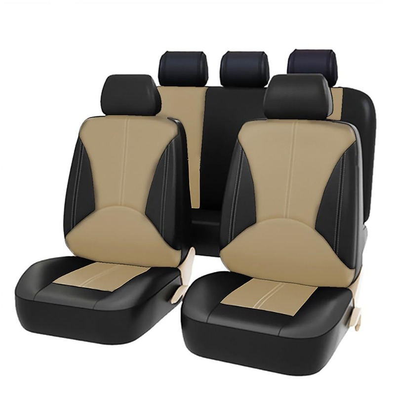 Capas de Assento de Carro em C - Leather Car Seat Covers Full Set Universal avaliação e preço