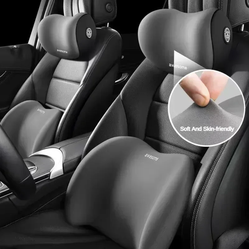 Acessórios para Conforto ao Di - Memory Foam Car Neck Pillow Lumbar Support avaliação e preço